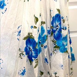 Floral lined sun dress